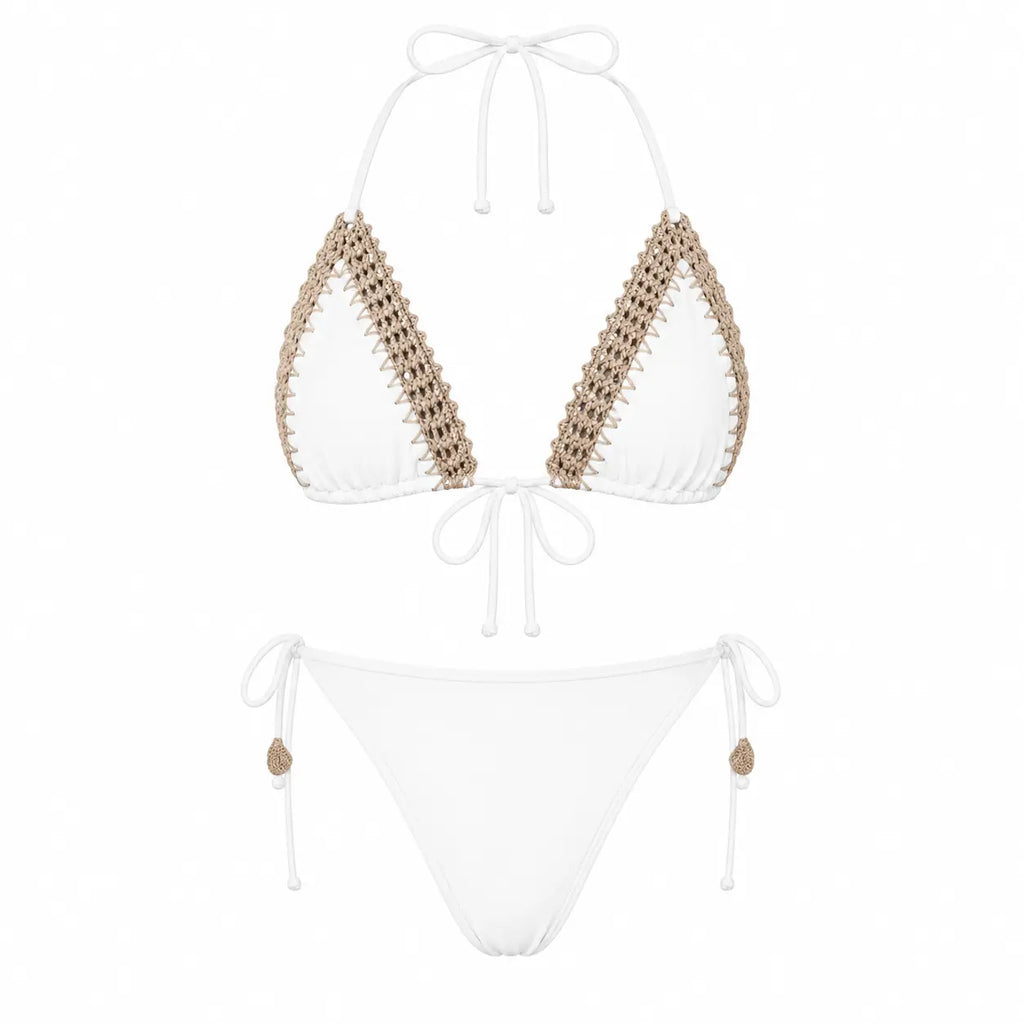 SAMARA WHITE TWO PIECES SWIMSUIT