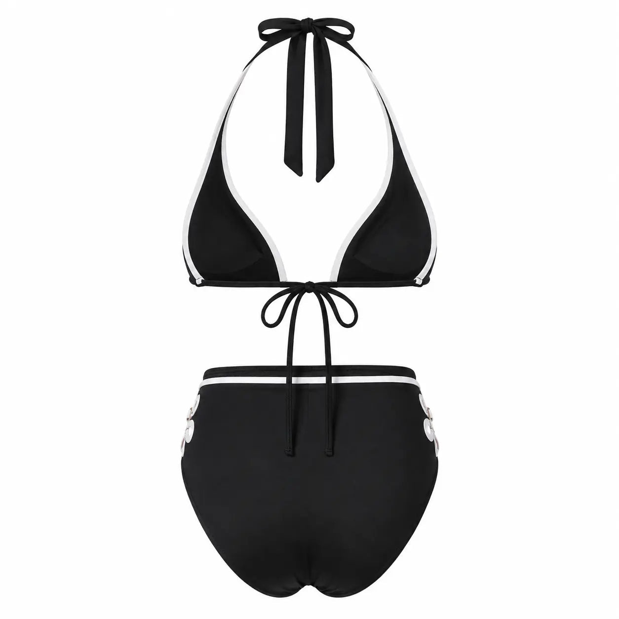 ALAIA BLACK BIKINI TWO PIECES SET - BILEYA COUTURE