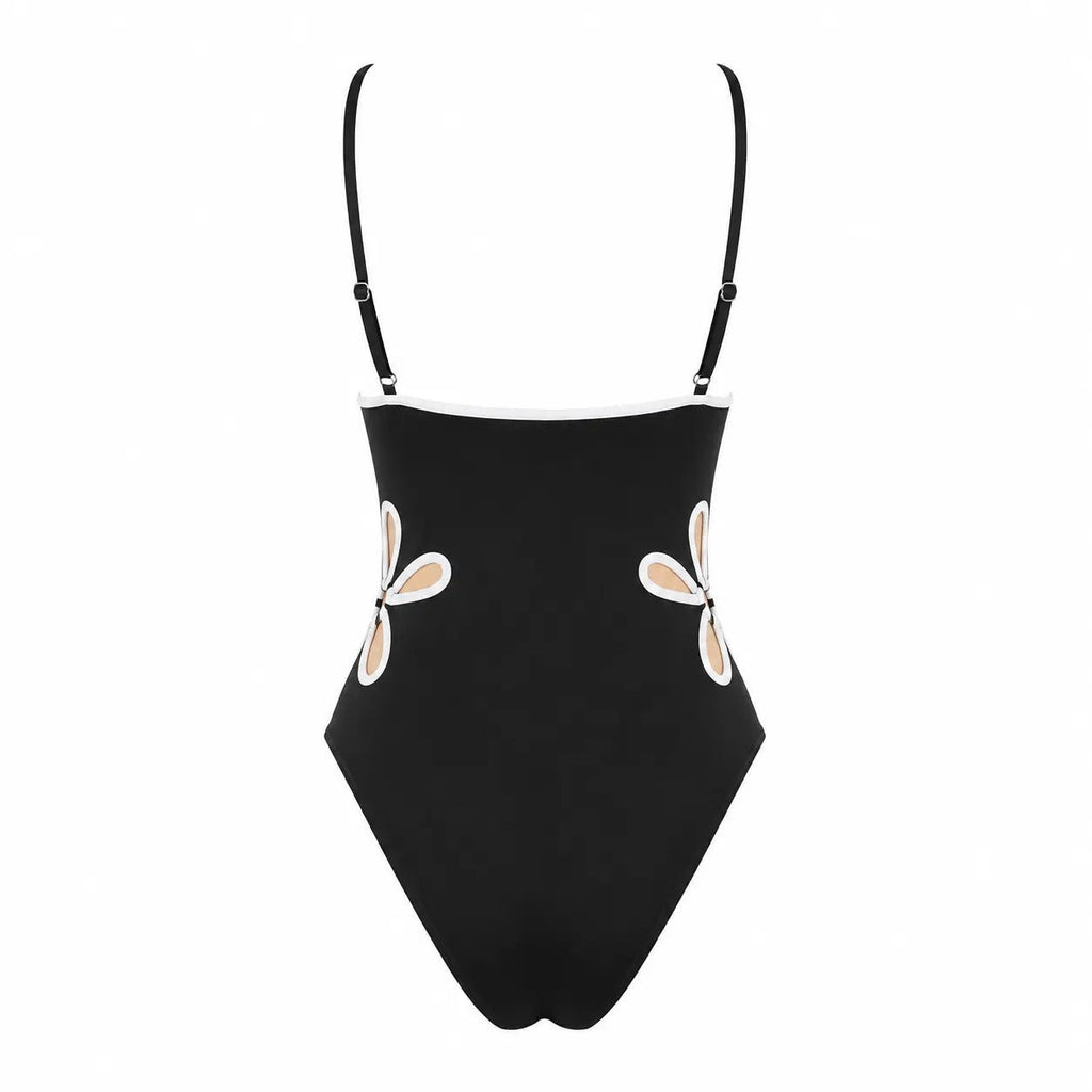 ALAIA BLACK ONE PIECE SWIMSUIT - BILEYA COUTURE