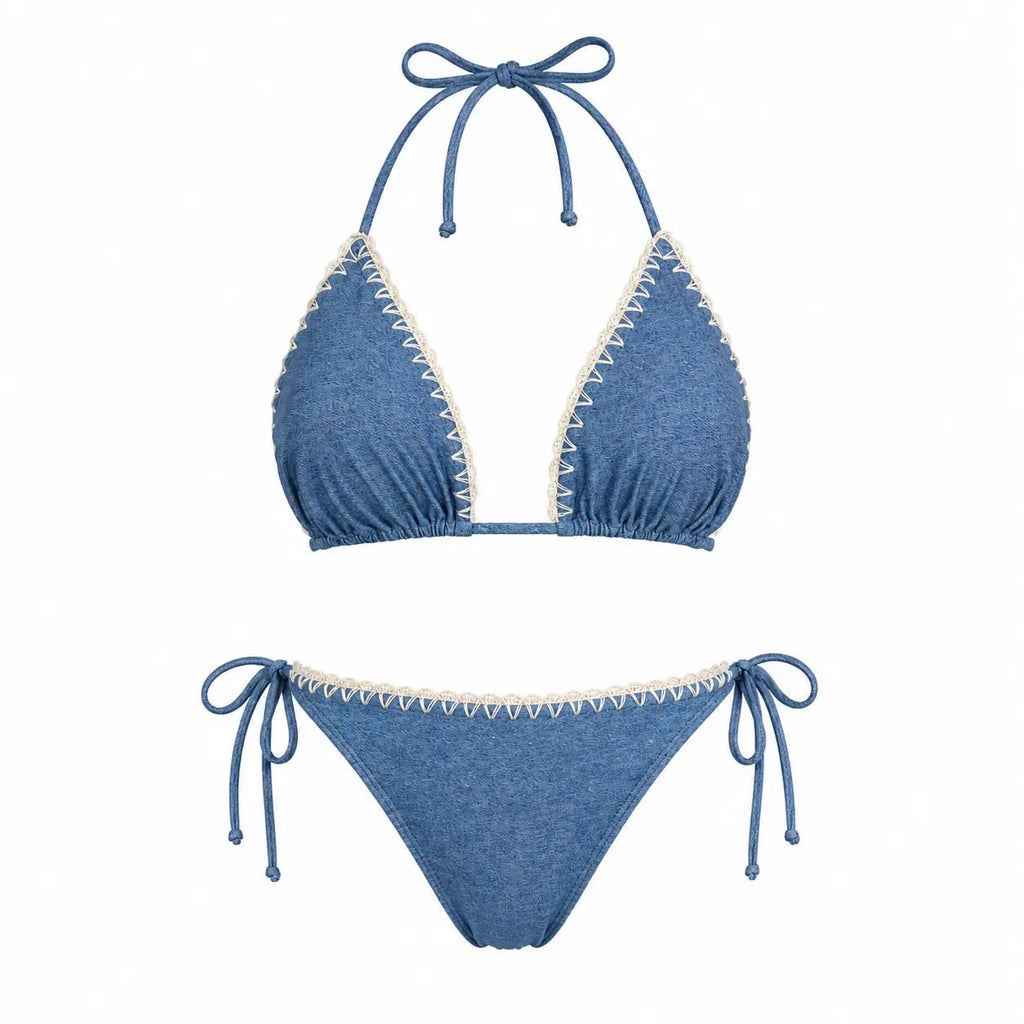 AMAYA COUTURE JEANS STYLE BIKINI - BILEYA COUTURE