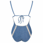 AMAYA COUTURE One-Piece back view by BILEYA COUTURE – elegant designer swimsuit with adjustable ties and luxury style