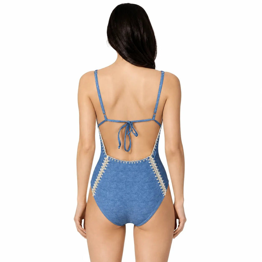 AMAYA COUTURE JEANS STYLE ONE - PIECE - BILEYA COUTURE