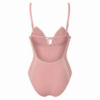 AMAYA COUTURE PINK ONE PIECE SWIMSUIT - BILEYA COUTURE