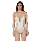 AMAYA COUTURE One-Piece by BILEYA COUTURE – luxury white swimsuit with handcrafted details and elegant high-end resort wear