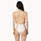 AMAYA COUTURE back view by BILEYA COUTURE – designer white one-piece swimsuit with open back and luxury beachwear style