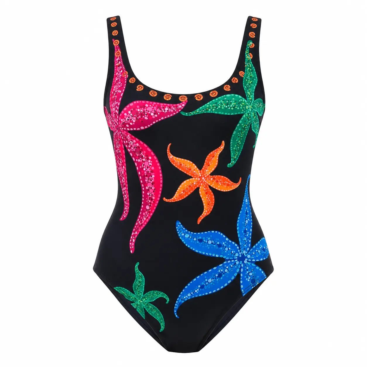 ARIA BLACK ONE PIECE DESIGN SWIMSUIT - BILEYA COUTURE