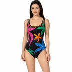 ARIA BLACK ONE PIECE DESIGN SWIMSUIT - BILEYA COUTURE
