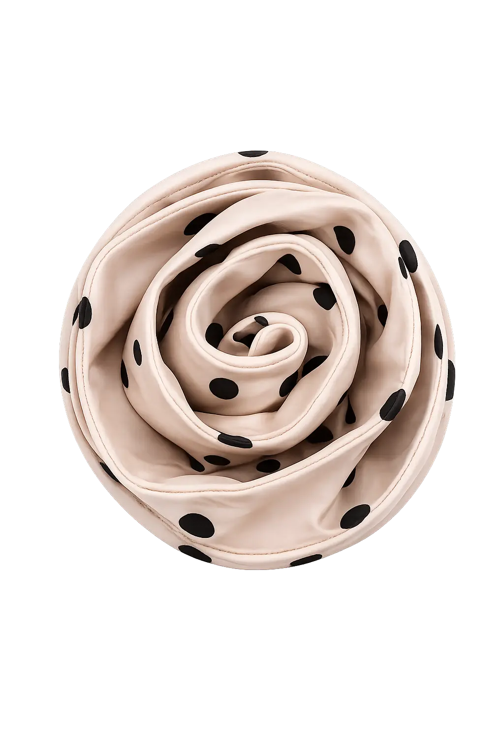BILEYA COUTURE ROSETTA BEIGE handmade polka dot rose detail on high-end luxury designer one-piece swimsuit