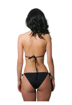 BOLIVIQ Two-Piece back view by BILEYA COUTURE – designer black bikini with luxury beachwear and elegant silhouette