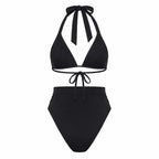DONNA BLACK TWO PIECES SWIMSUIT - BILEYA COUTURE