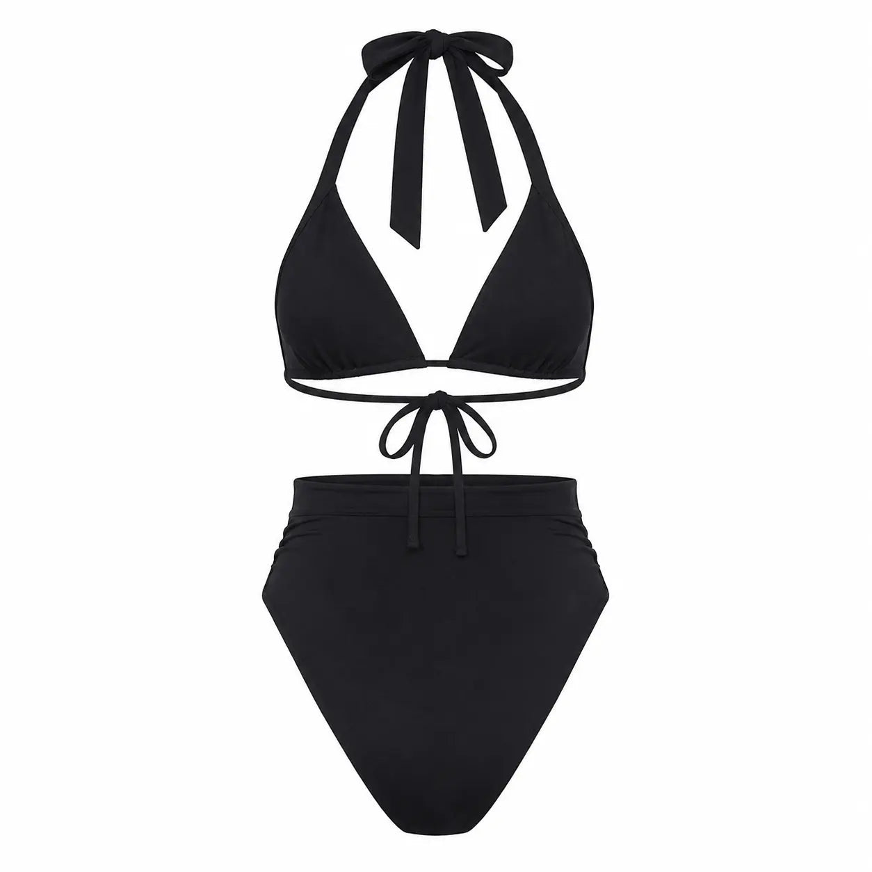 DONNA BLACK TWO PIECES SWIMSUIT - BILEYA COUTURE