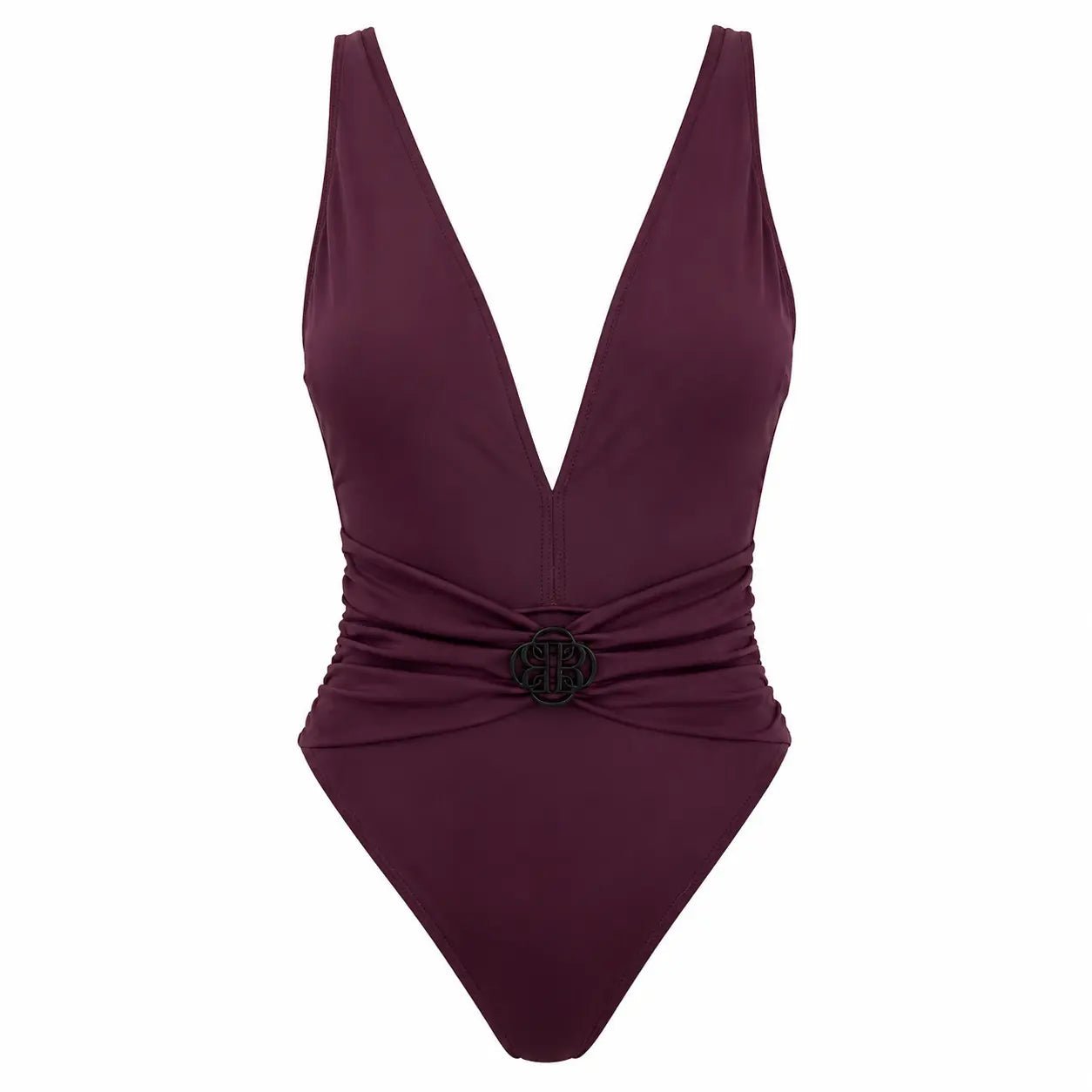 DONNA BURGUNDY ONE PIECE SWIMSUIT - BILEYA COUTURE