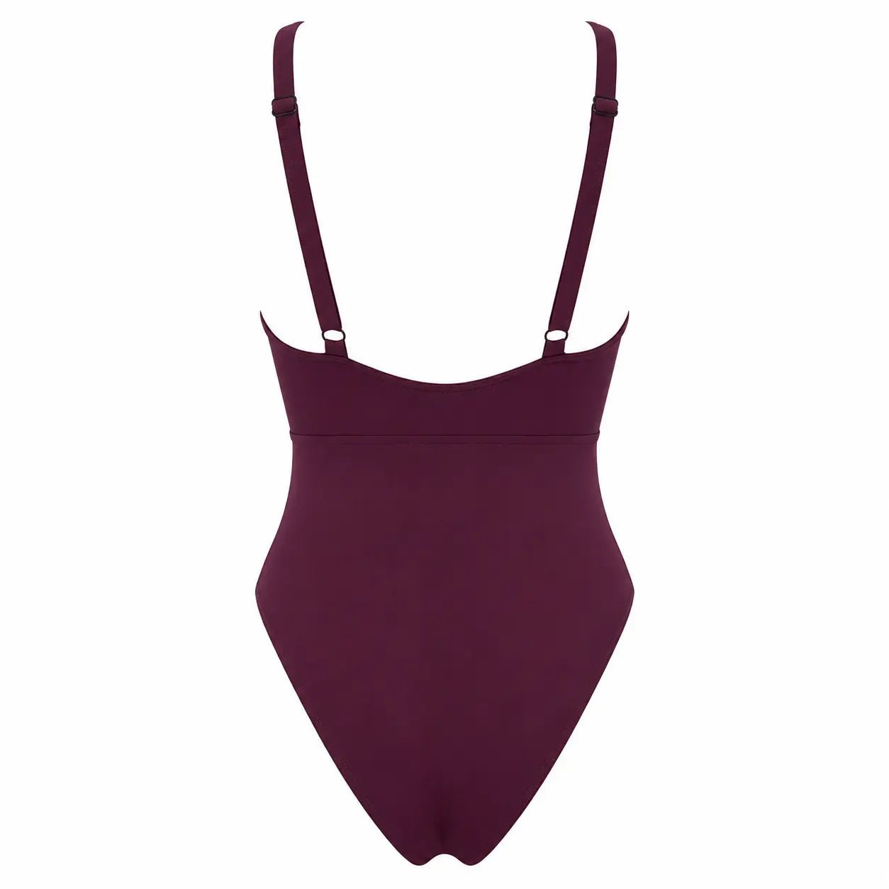 DONNA BURGUNDY ONE PIECE SWIMSUIT - BILEYA COUTURE