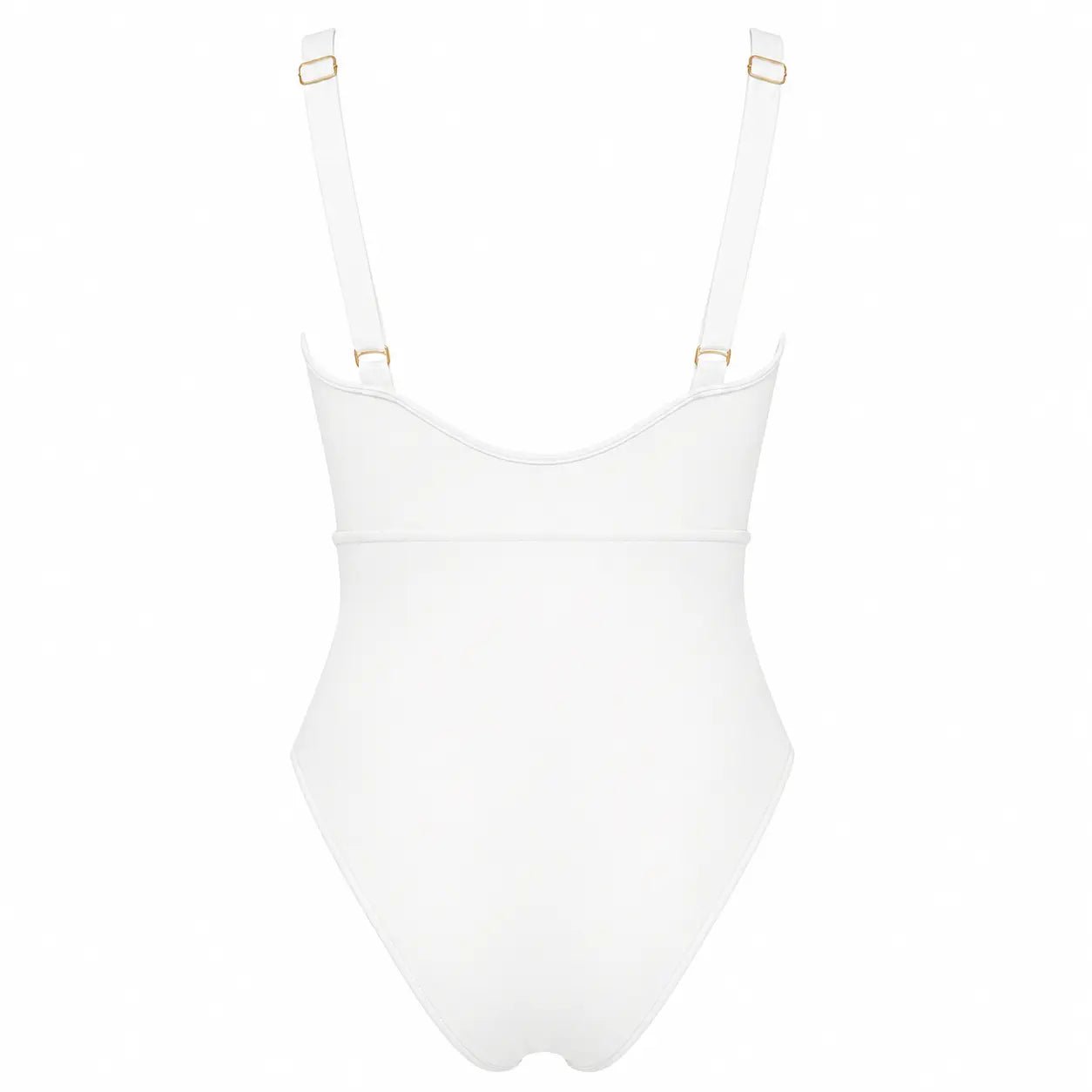 DONNA WHITE ONE PIECE SWIMSUIT - BILEYA COUTURE