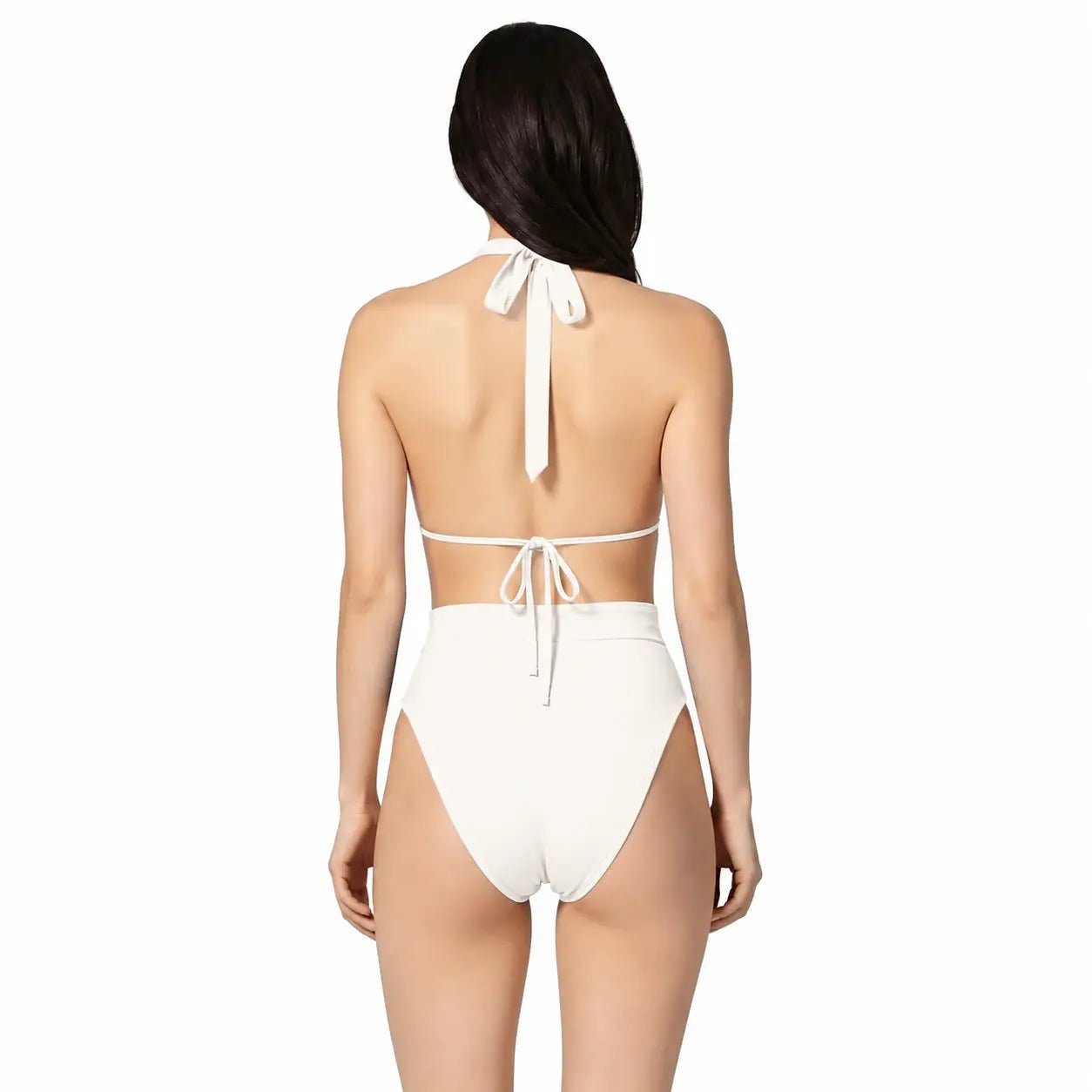 DONNA WHITE TWO PIECES SWIMSUIT - BILEYA COUTURE