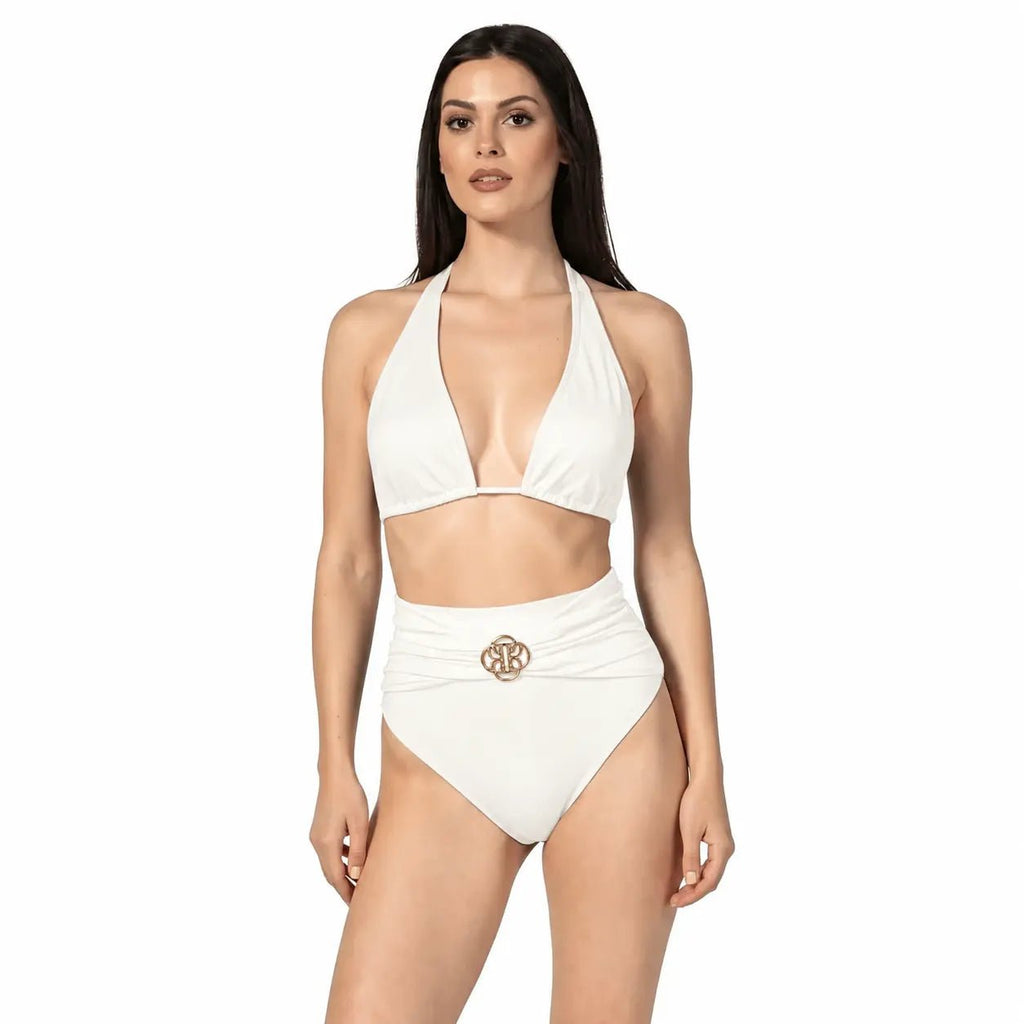 DONNA WHITE TWO PIECES SWIMSUIT - BILEYA COUTURE