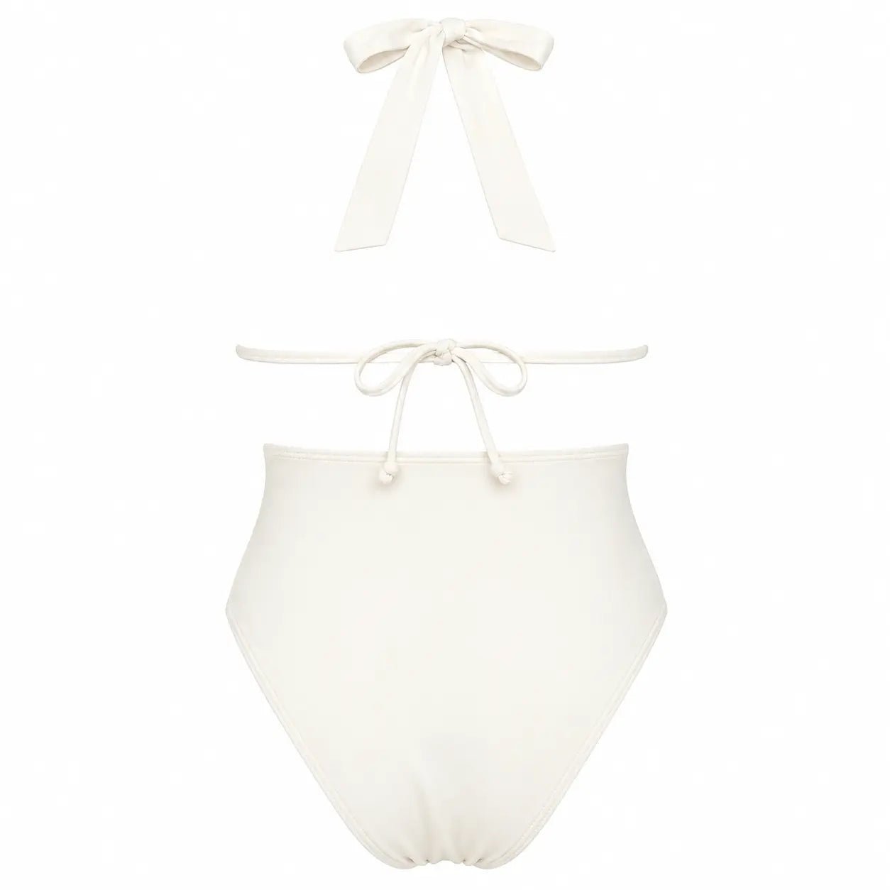 DONNA WHITE TWO PIECES SWIMSUIT - BILEYA COUTURE