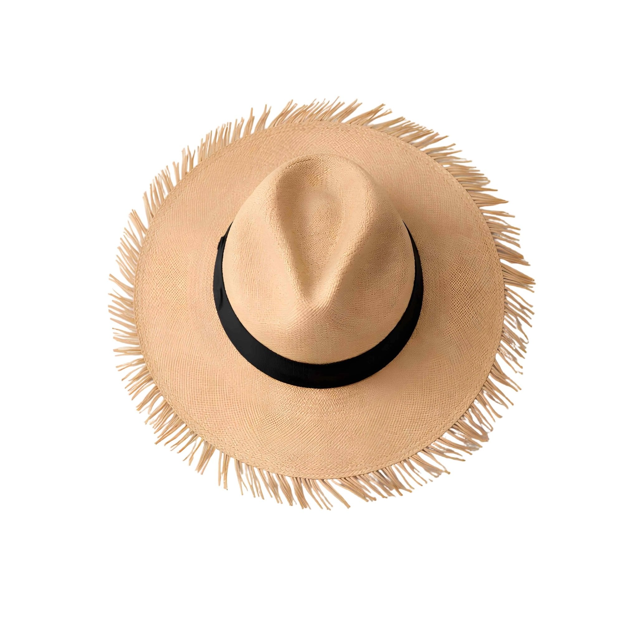 FAVA Riviera Fringe Straw Hat - BILEYA COUTURE