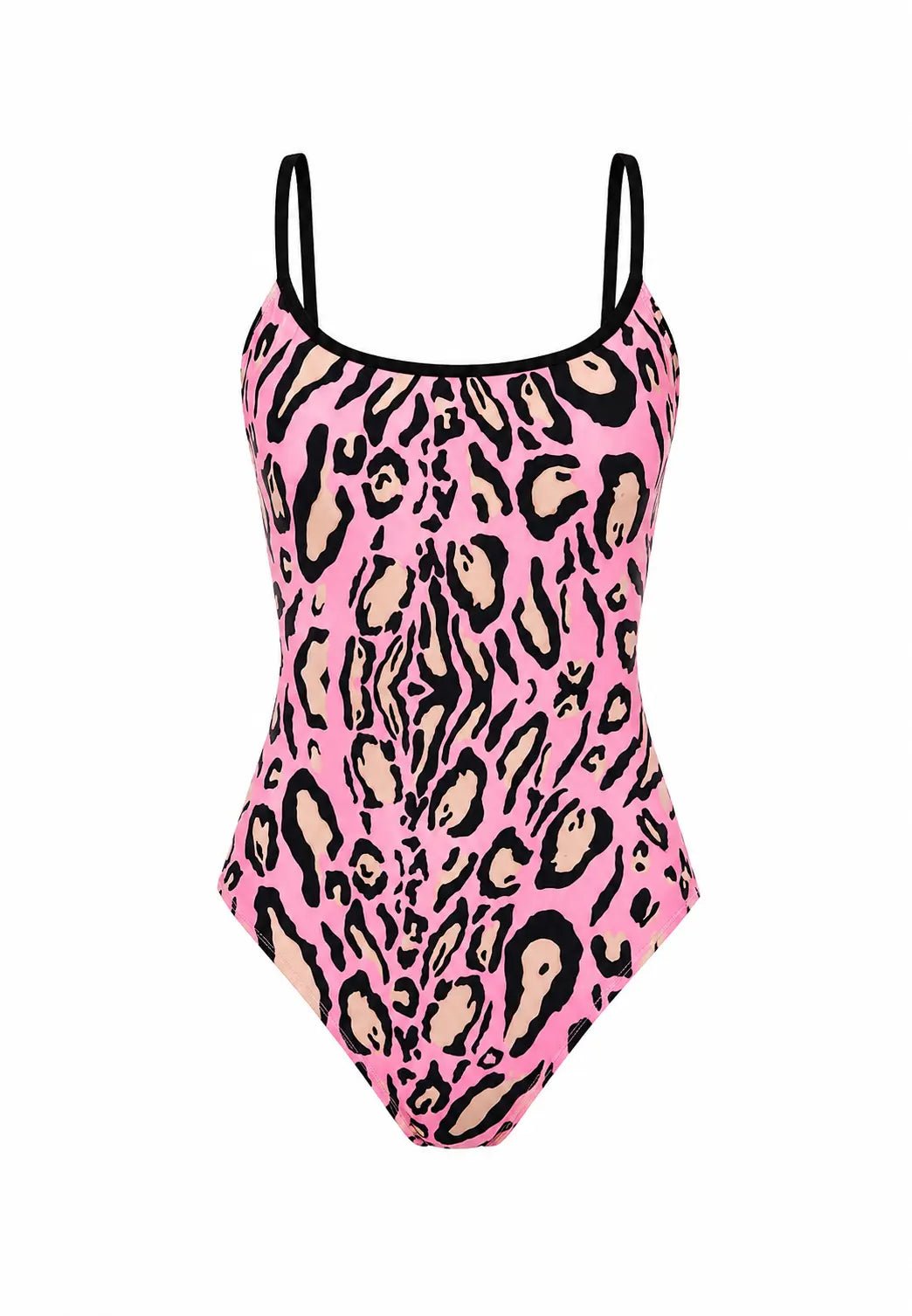 LULU LEOPARD PINK ONE PIECE SWIMSUIT - BILEYA COUTURE