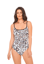 BILEYA COUTURE Leopard One-Piece – luxury leopard swimsuit with elegant cutout and high-end resort wear style