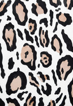 LULU LEOPARD WHITE ONE PIECE SWIMWSUIT - BILEYA COUTURE
