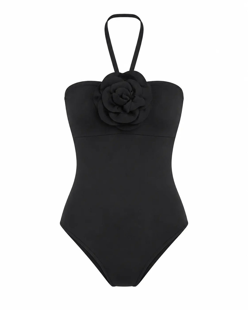 MAGNOLIA BLACK ONE-PIECE SWIMSUIT - BILEYA COUTURE