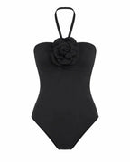 MAGNOLIA BLACK ONE-PIECE SWIMSUIT - BILEYA COUTURE