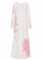 MAGNOLIA WHITE LONG BEACH DRESS - BILEYA COUTURE