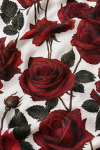 MALENA FLORAL SATIN SILK LONG SHIRT - BILEYA COUTURE