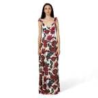 MALENA luxury silk skirt by BILEYA COUTURE – designer floral maxi skirt with sophisticated beachwear elegance