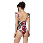 MALENA back view by BILEYA COUTURE – exclusive one-piece swimsuit with elegant silhouette and luxury beachwear style