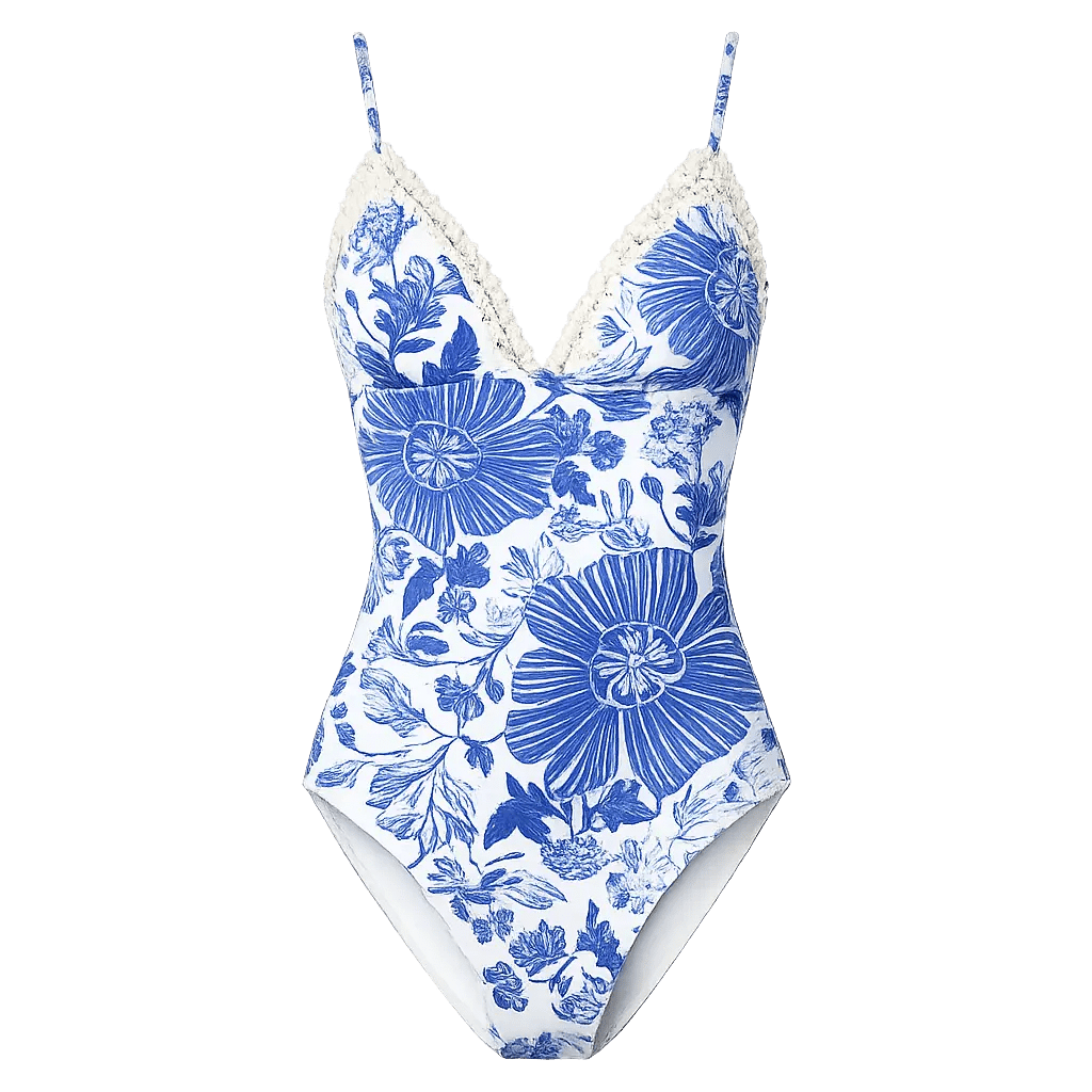 MORGANA HAND KNIT ONE PIECE SWIMSUIT - BILEYA COUTURE