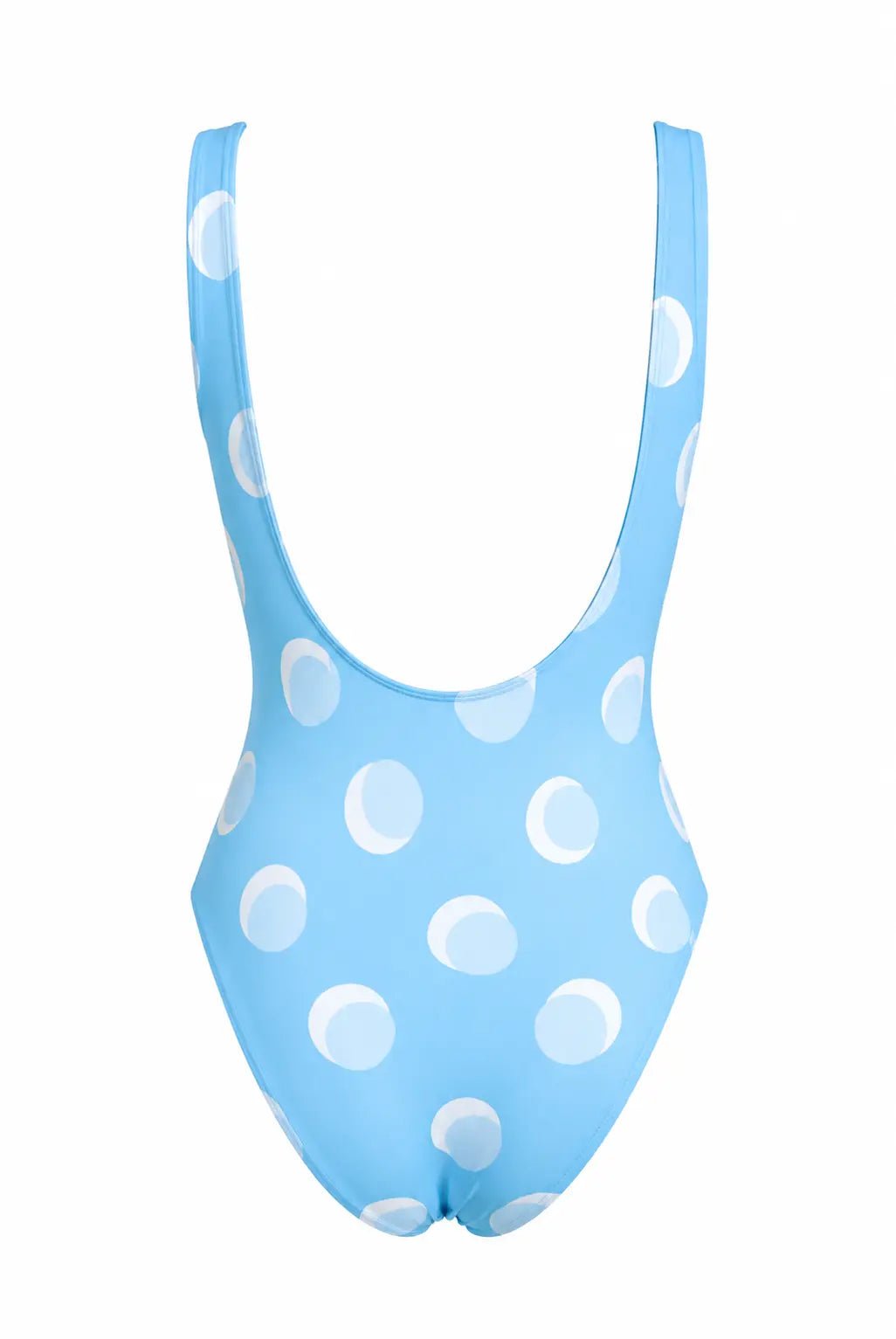 POLKA BLUE ONE PIECES SWIMSUIT - BILEYA COUTURE