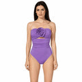 ROSALI PURPLE ONE PIECE SWIMSUIT - BILEYA COUTURE