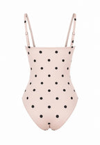 ROSETTA BEIGE ONE PIECE SWIMSUIT - BILEYA COUTURE