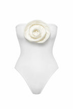 ROSETTA WHITE ONE PIECE SWIMSUIT - BILEYA COUTURE