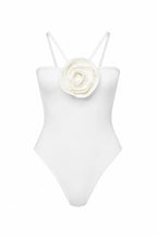 ROSETTA WHITE ONE PIECE SWIMSUIT - BILEYA COUTURE