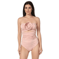 Rozali Pink One Piece swimsuit by BILEYA COUTURE