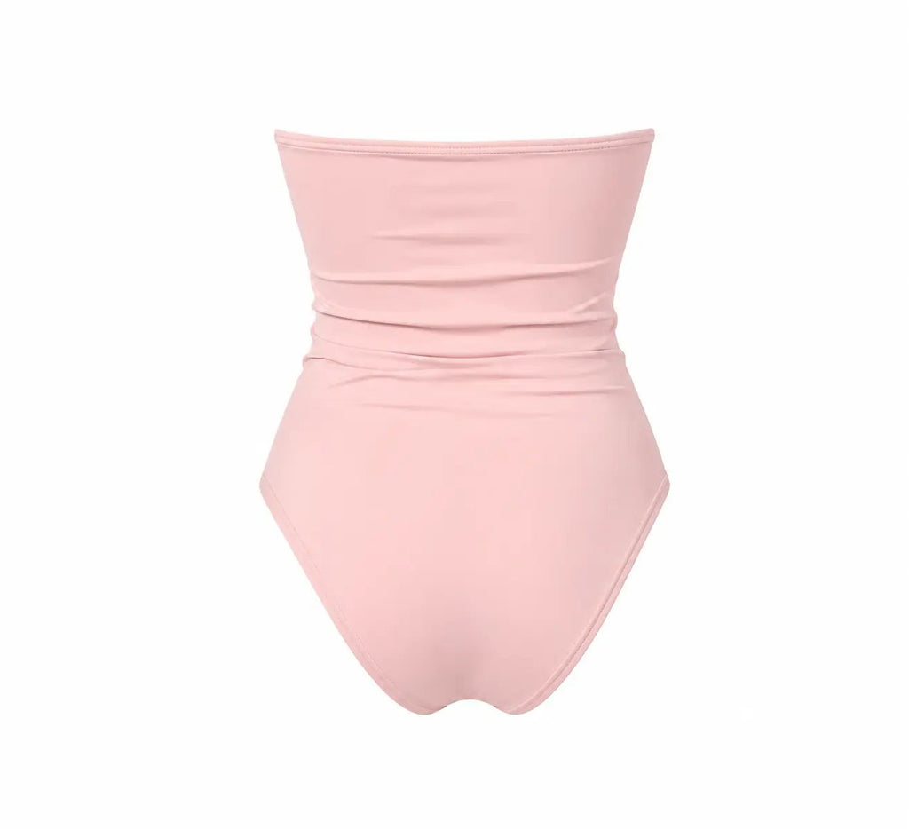 ROZALI PINK ONE PIECE SWIMSUIT - BILEYA COUTURE