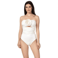 Rozali White One Piece Swimsuit - BILEYA COUTURE