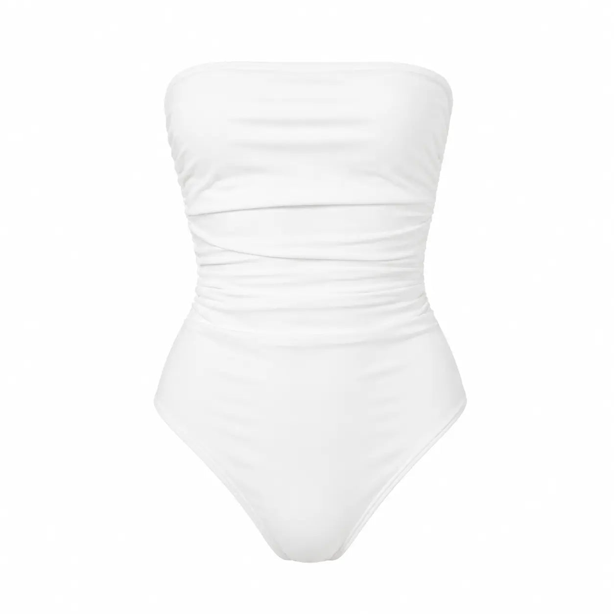 ROZALI WHITE ONE PIECE SWIMSUIT - BILEYA COUTURE