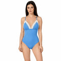 SAMARA BLUE ONE PIECE SWIMSUIT - BILEYA COUTURE