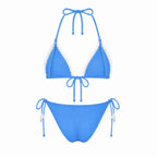 SAMARA BLUE TWO PIECES SWIMSUIT - BILEYA COUTURE