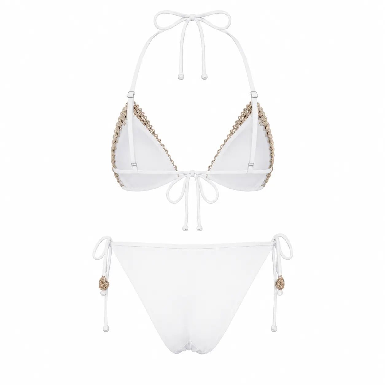 SAMARA WHITE TWO PIECES SWIMSUIT - BILEYA COUTURE