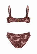 SIRENA BROWN TWO PIECES SWIMSUIT - BILEYA COUTURE
