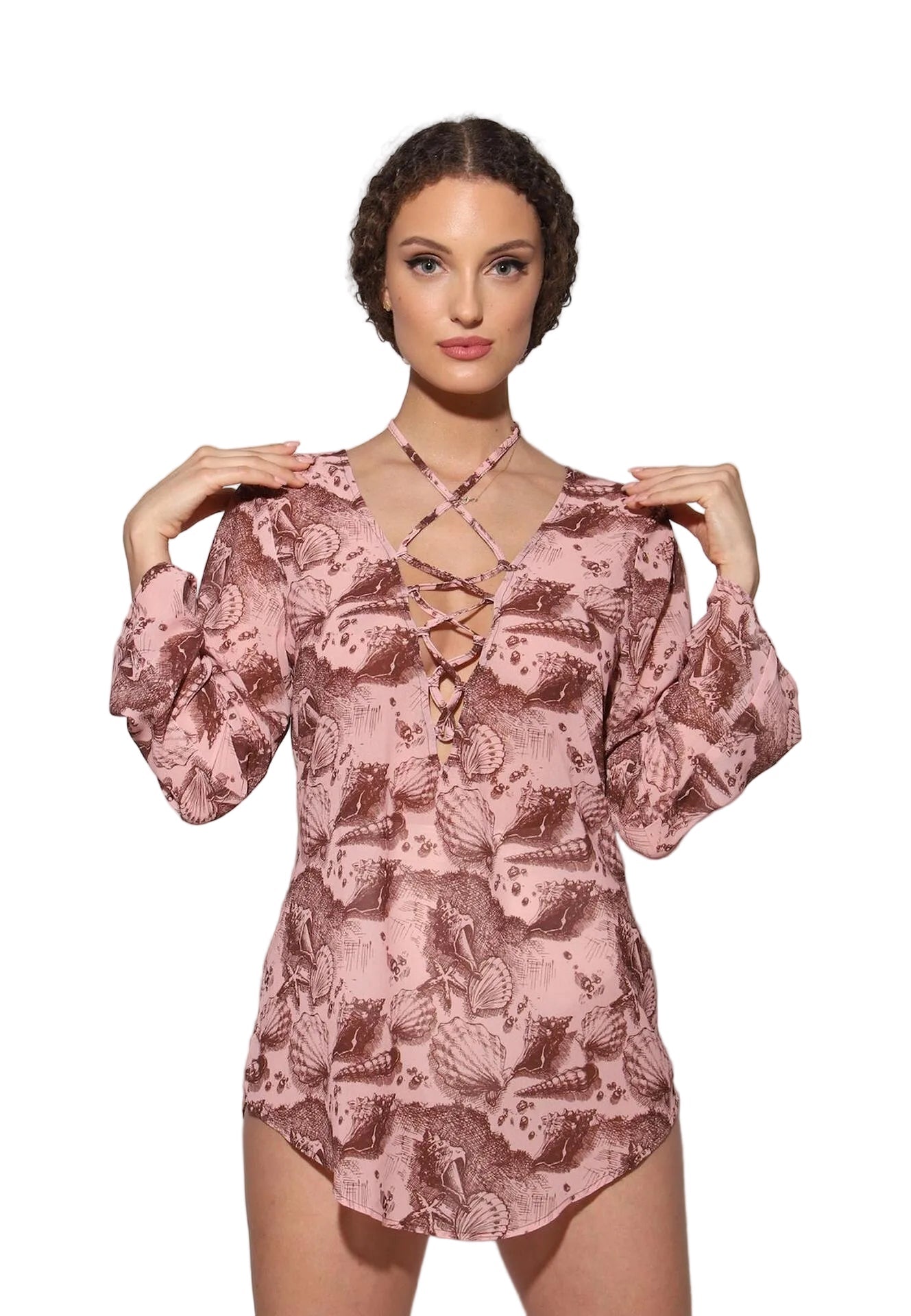 SIRENA PINK TUNIC - BILEYA COUTURE
