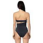 VIOLA back view by BILEYA COUTURE – designer one-piece swimsuit with open silhouette and luxury beachwear style