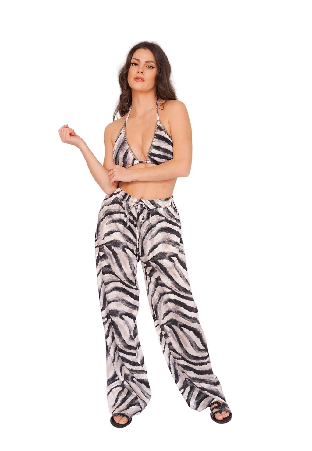 ZEBRA COUTURE Trousers - BILEYA COUTURE